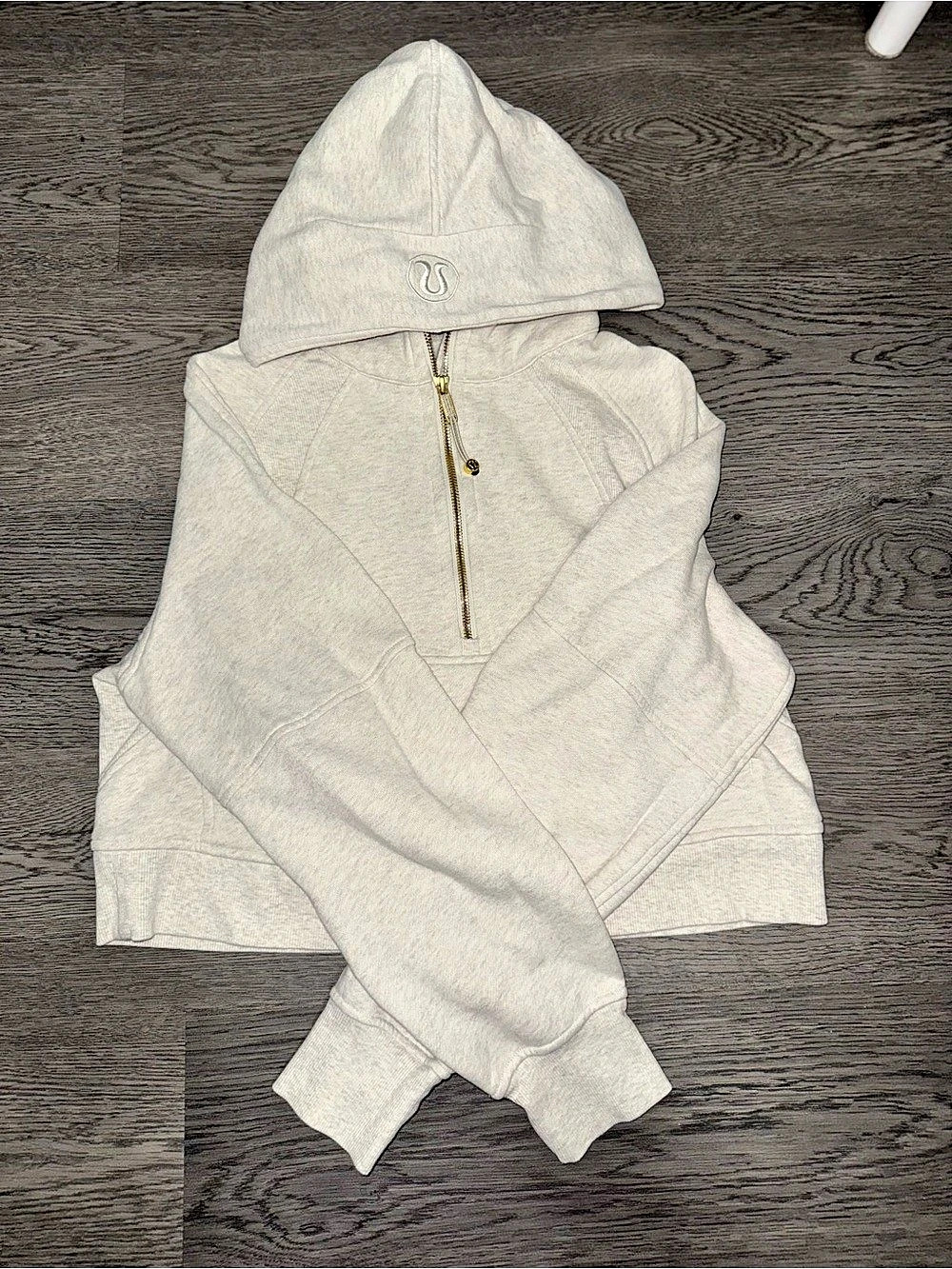 lululemon Scuba Oversized Half-Zip Hoodie Gray